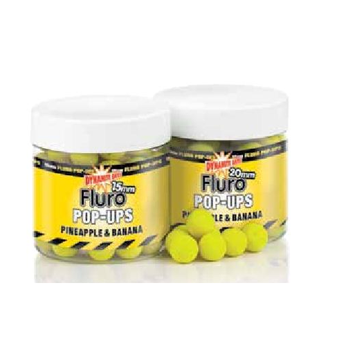 DYNAMITE BAITS BOJLI FLUORO POP-UPS & DUMBELLS 10MM