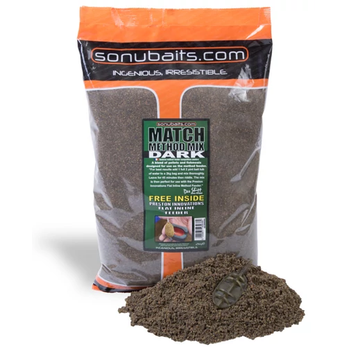 SONUBAITS MATCH METHOD MIX DARK 2KG