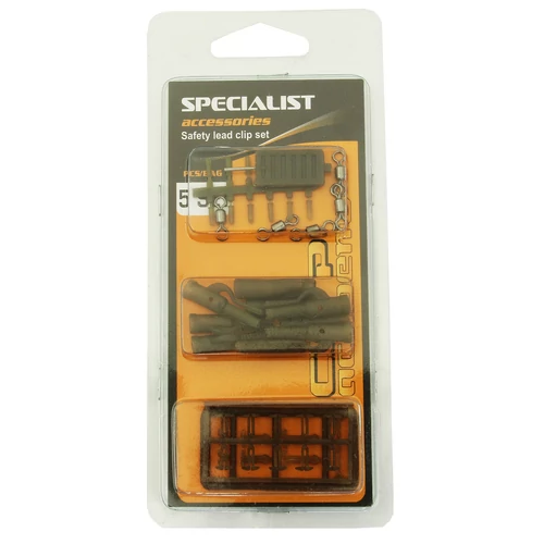 CARP ACADEMY SAFETY LEAD CLIP SET