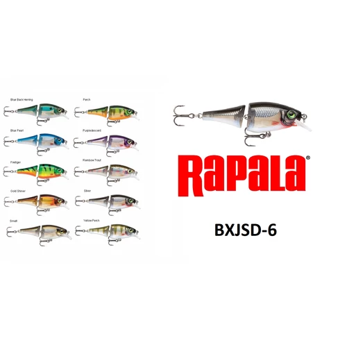 RAPALA WOBBLER BXJSD6 BX JOINTED SHAD WOBBLEREK 6CM