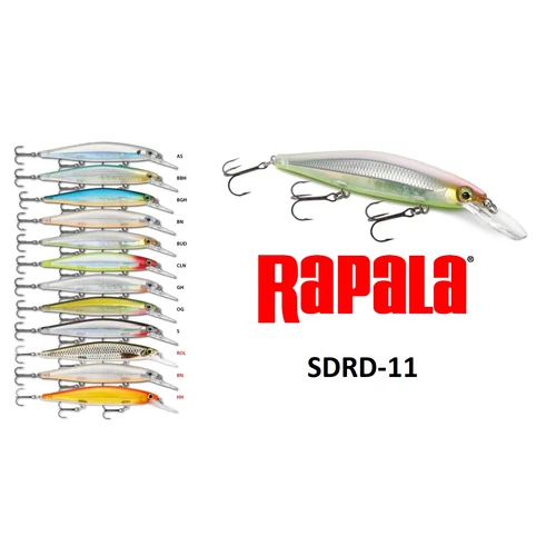 RAPALA SHADOW RAP DEEP JERKBAIT SDRD-11 WOBBLEREK 11CM
