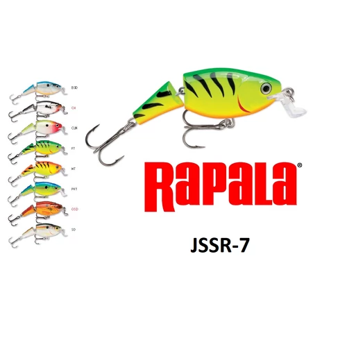 RAPALA JOINTED SHALLOW SHAD RAP WOBBLEREK 7CM