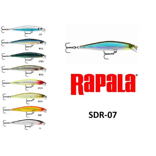 RAPALA SHADOW RAP JERKBAIT WOBBLEREK SDR07 7CM
