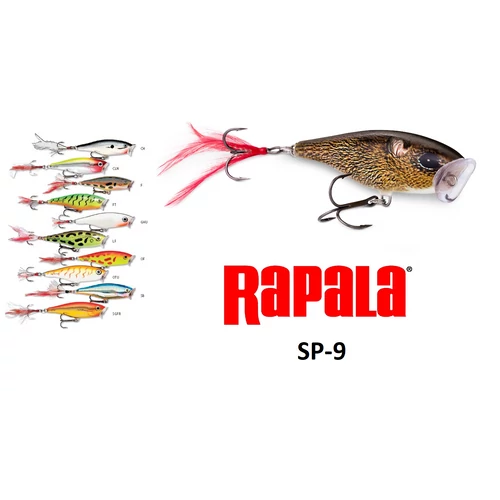 RAPALA SKITTER POP SURFACE POPPER  WOBBLEREK SP09 9CM