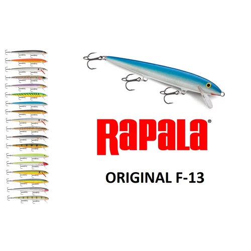 RAPALA ORIGINAL FLOATING F13 WOBBLEREK 13 CM