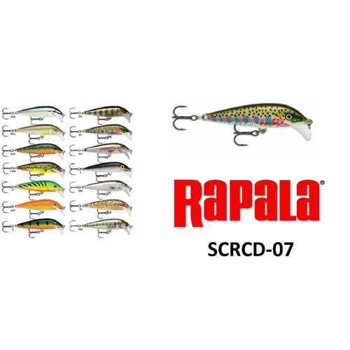 RAPALA SCRCD07 SCATTER RAP COUNTDOWN WOBBLEREK