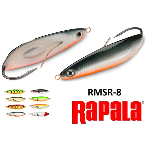 RAPALA RATTLIN' MINNOW SPOON WEEDLESS WOBBLEREK RMSR08