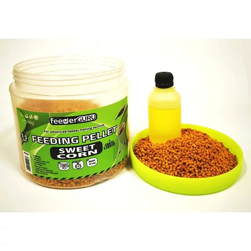 TIMÁR FEEDER GURU FEEDING MIKROPELLETEK AROMÁVAL 500G+50ML