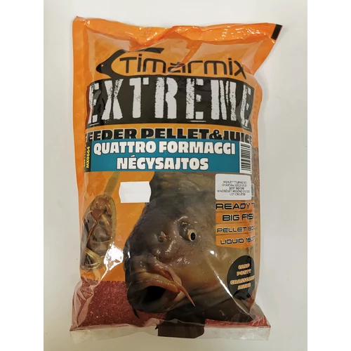 TIMÁR MIX EXTREME PELLET MIX 800G + JUICE 150ML ETETŐANYAGOK AROMÁVAL
