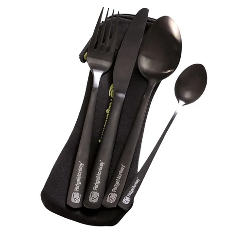 RIDGEMONKEY DLX CUTLERY SET EVŐESZKÖZ KÉSZLET