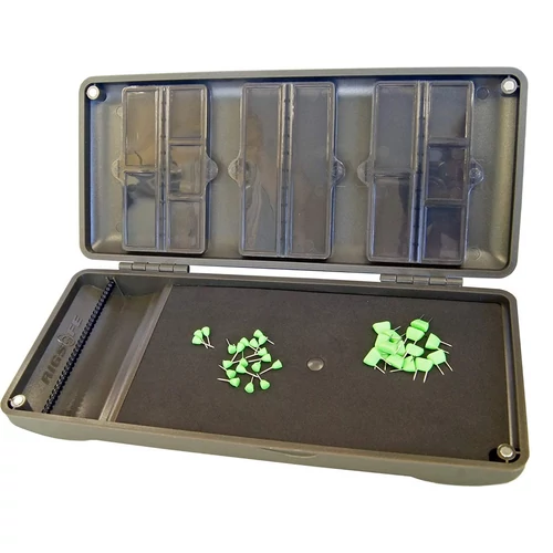 KORDA RIG SAFE BOX ELŐKATARTÓ ÉS SZERELÉKES DOBOZ 24x11x3,5 cm