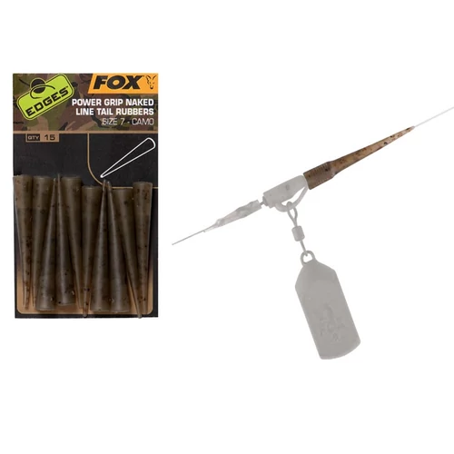 FOX EDGES CAMO POWER GRIP NAKED TAIL RUBBER GUMIKÚP