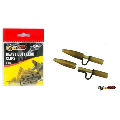 EXTRA CARP HEAVY DUTY LEAD CLIPS ERŐS ÓLOMKLIPSZ