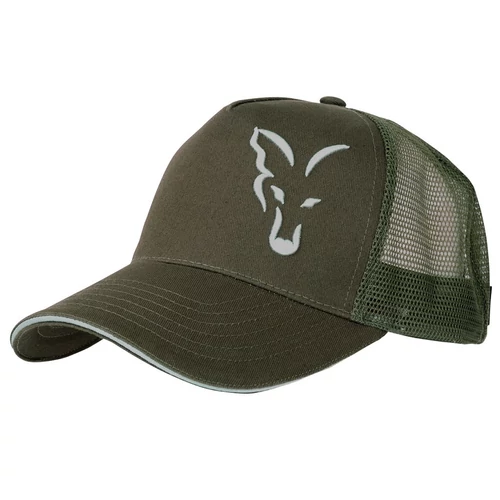 FOX GREEN & SILVER TRUCKER CAP BASEBALL SAPKA