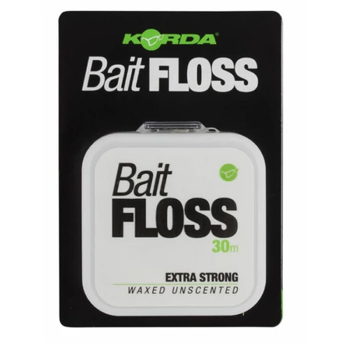 KORDA BAIT FLOSS 30M EXTRA STORNG WAXED CSALIZÓ SELYEM