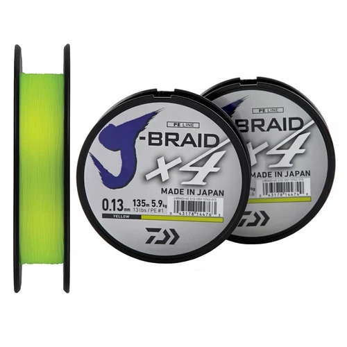 DAIWA J-BRAID X4 YELLOW FONOTT ZSINÓR 135M