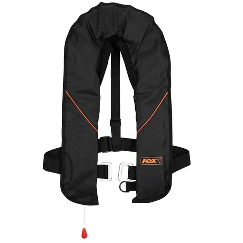 FOX LIFE JACKET BLACK & ORANGE MENTŐMELLÉNY