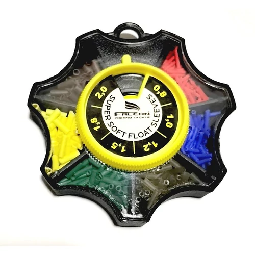 FALCON SZÍNES SZILIKON ÚSZÓRÖGZÍTŐ KÉSZLET 0,8-2,0MM