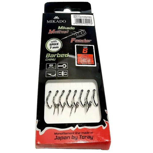 MIKADO METHOD FEEDER ELŐKÖTÖTT MONOFIL ELŐKE 10CM 8DB