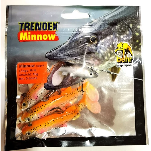 BEHR TRENDEX MINNOW RIGGED MŰCSALI 8CM