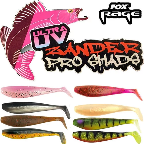 FOX RAGE ZANDER PRO SHAD ULTRA UV 7,5CM GUMIHALAK