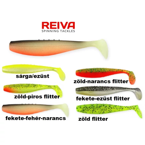 REIVA FLAT MINNOW SHAD 12,5CM 3DB/CS