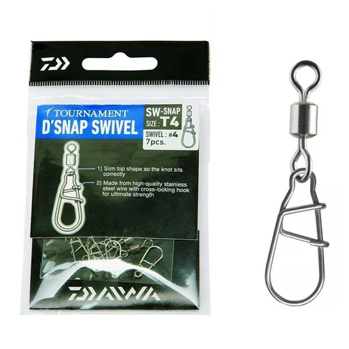 DAIWA TOURNAMENT D'SNAP SWIVEL SW