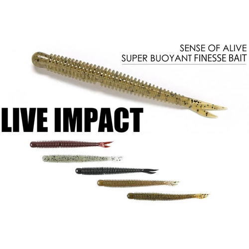 KEITECH LIVE IMPACT 4" 10CM 10DB - SILVER SHAD