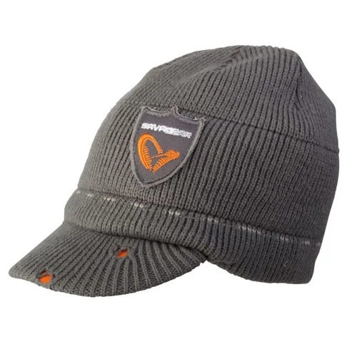 SAVAGE GEAR LOGO KNIT BEAINE KÖTÖTT SAPKA / SZÜRKE