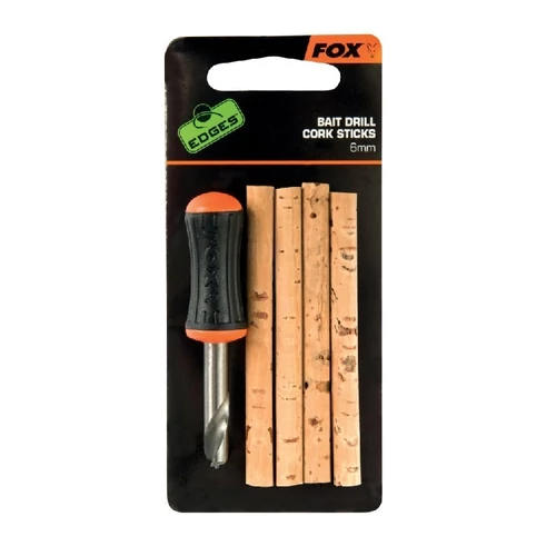 FOX BAIT DRILL CORK STICKS PARAFA + CSALIFÚRÓ SZETT 6MM