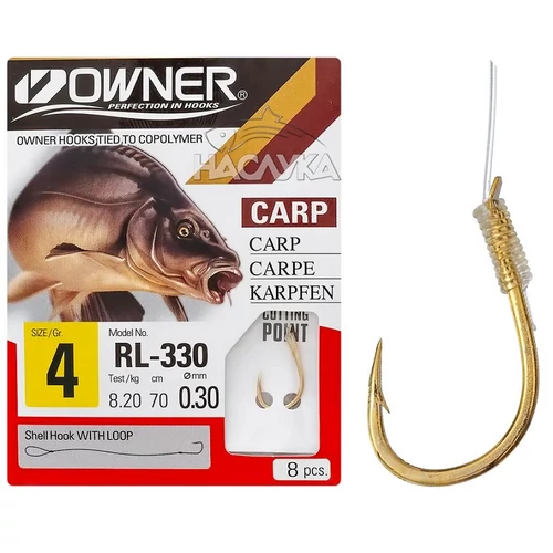 OWNER RL-330 ELŐKÖTÖTT PONTYOZÓ HOROG 70CM