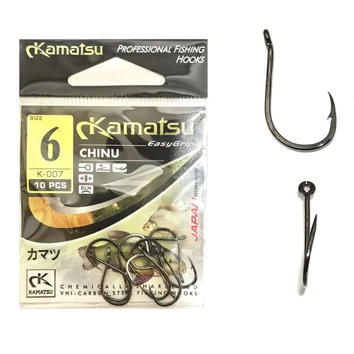 KAMATSU CHINU K-007 FÜLES FEKETE HOROG