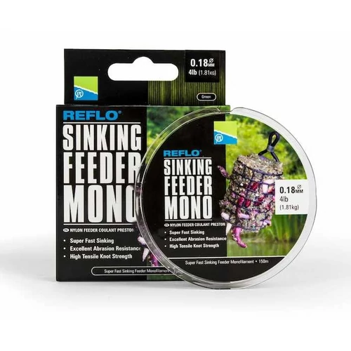 PRESTON REFLO SINKING FEEDER MONOFIL FŐZSINÓR 150M