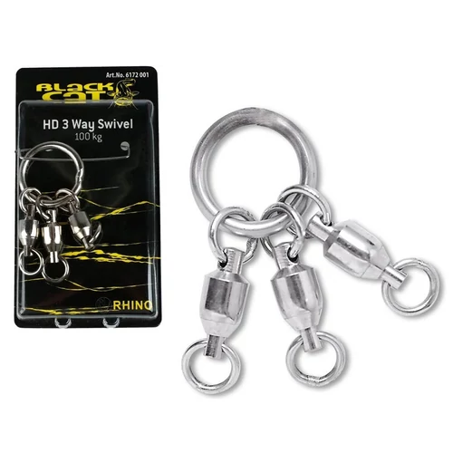 BLACK CAT HD 3 WAY SWIVEL HÁRMAS FORGÓ 100KG