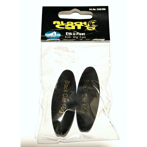 BLACK CAT EVA U-FLOAT BLACK 6CM 10G 2DB/CS