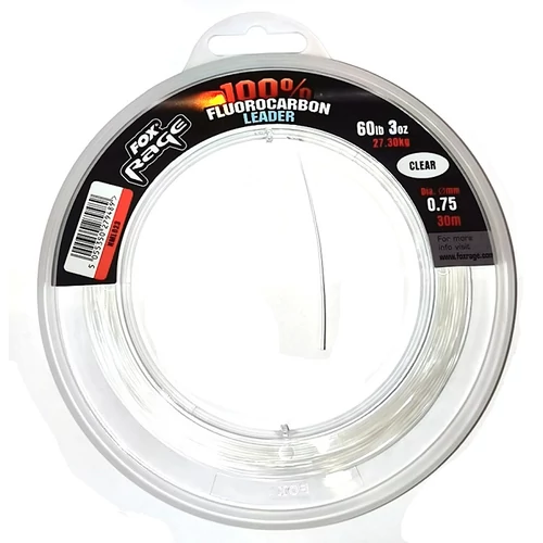 FOX RAGE 100% FLUOROCARBON LEADER ELŐKEZSINÓR 