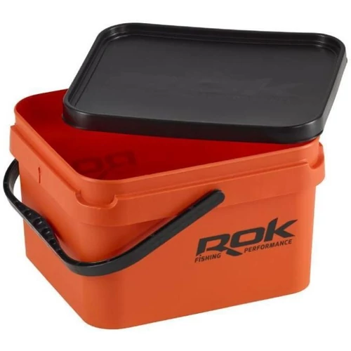 ROK FISHING SZÖGLETES VÖDÖR TETŐVEL