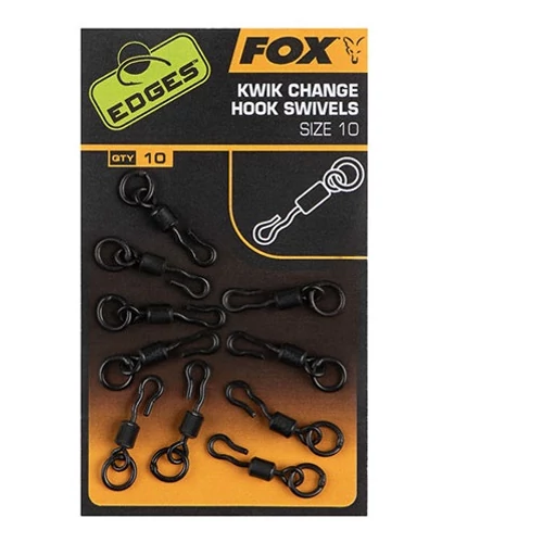 FOX EDGES KWIK CHANGE HOOK SWIVELS FORGÓ 10-ES