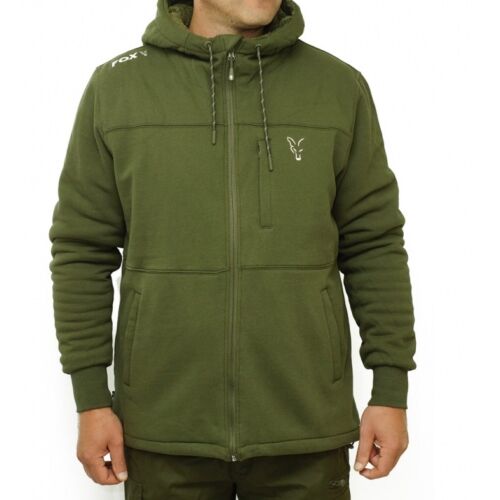 FOX COLLECTION SHERPA HOODY GREEN/SILVER