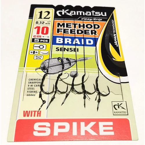 KAMATSU METHOD FEEDER BRAID CHINU ELŐKÖTÖTT HOROG TÜSKÉVEL