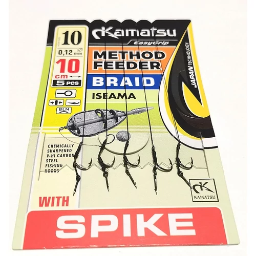 KAMATSU METHOD FEEDER BRAID CHINU ELŐKÖTÖTT HOROG TÜSKÉVEL