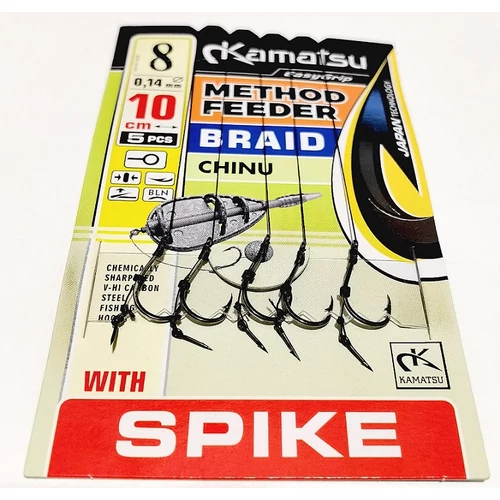 KAMATSU METHOD FEEDER BRAID CHINU ELŐKÖTÖTT HOROG TÜSKÉVEL