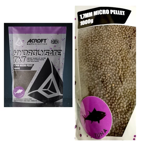 ACROFT HYDROLYSATE TXT 1,7MM MICRO PELLET 1000G - TUNA