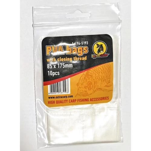 EXTRA CARP PVA BAGS PVA TASAK 85X175MM 10DB