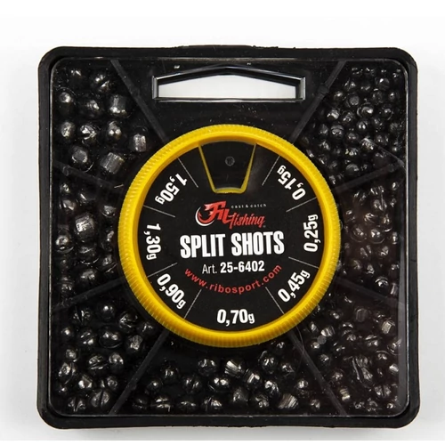 FILFISHING SPLIT SHOTS SÖRÉTÓLOM KÉSZLET 25-6402