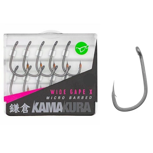 KORDA KAMAKURA WIDE GAPE X MICRO BARBED HOROG - 4-ES