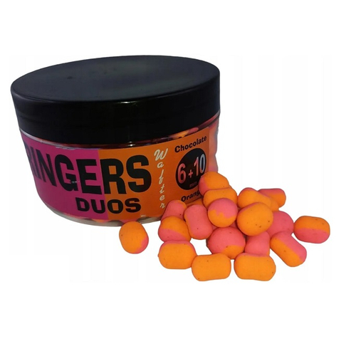 RINGERS DUOS WAFTER CHOCOLATE PINK-ORANGE - 6-10MM