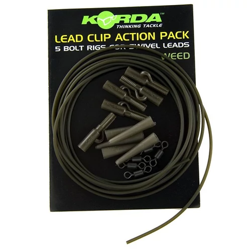 KORDA LEAD CLIP ACTION PACK WEED KÉSZLET
