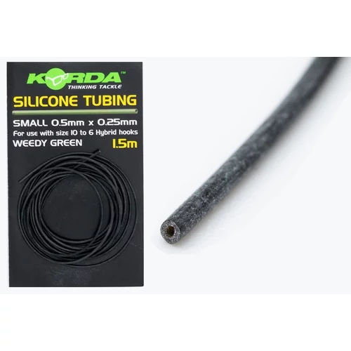 KORDA SILICONE TUBE 0,5MM - GREEN
