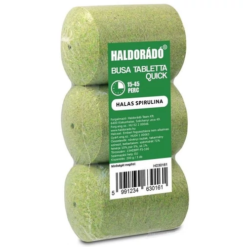 HALDORÁDÓ BUSA TABLETTA QUCK - HALAS SPIRULINA